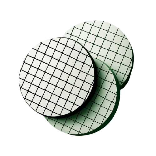 [GMCE5045BAN] White Membrane with Green Grid-Continuous Sterile Pack-47mm